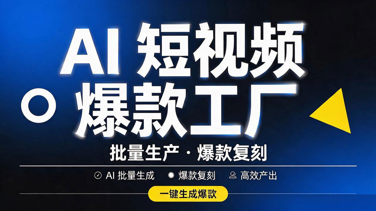 AI 短视频爆款工厂