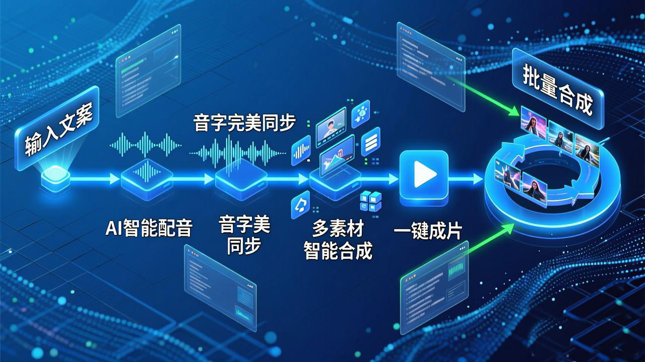 AI 短视频爆款工厂